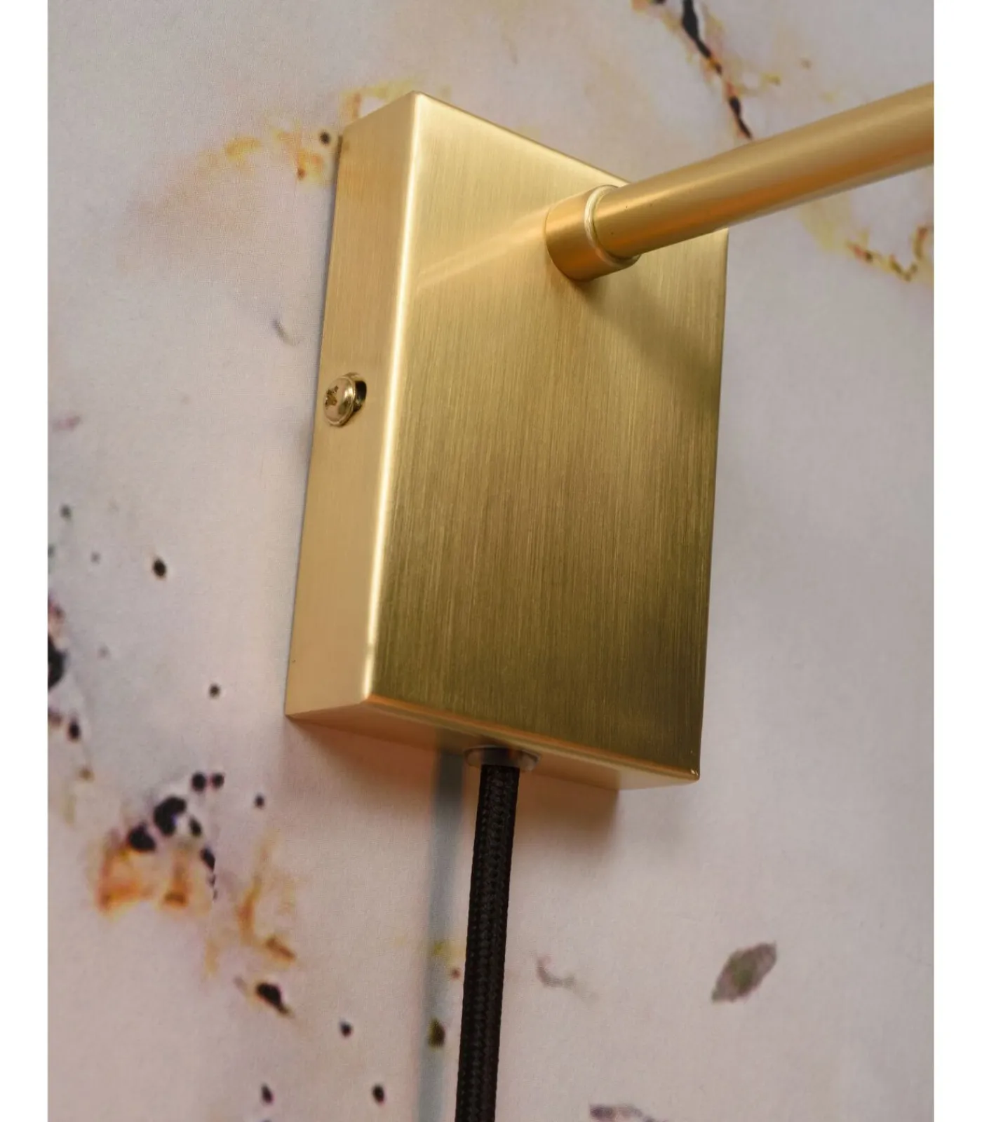 Best Wandlamp Madrid - Goud - 20x7x15cm Muurverlichting