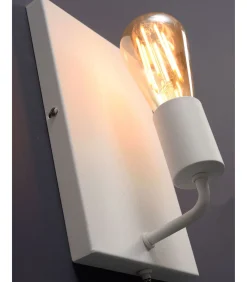 Clearance Wandlamp Madrid - Wit - 15x10x25cm Muurverlichting