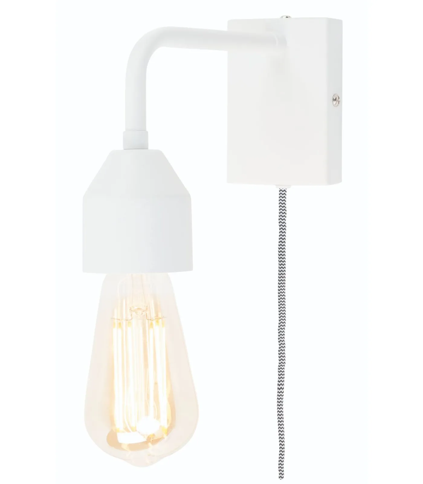 Clearance Wandlamp Madrid - Wit - 20x7x15cm Muurverlichting