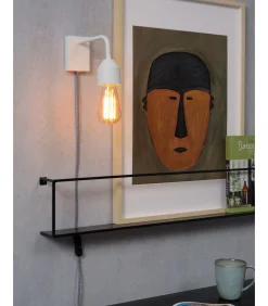 Clearance Wandlamp Madrid - Wit - 20x7x15cm Muurverlichting