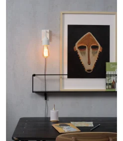 Clearance Wandlamp Madrid - Wit - 20x7x15cm Muurverlichting