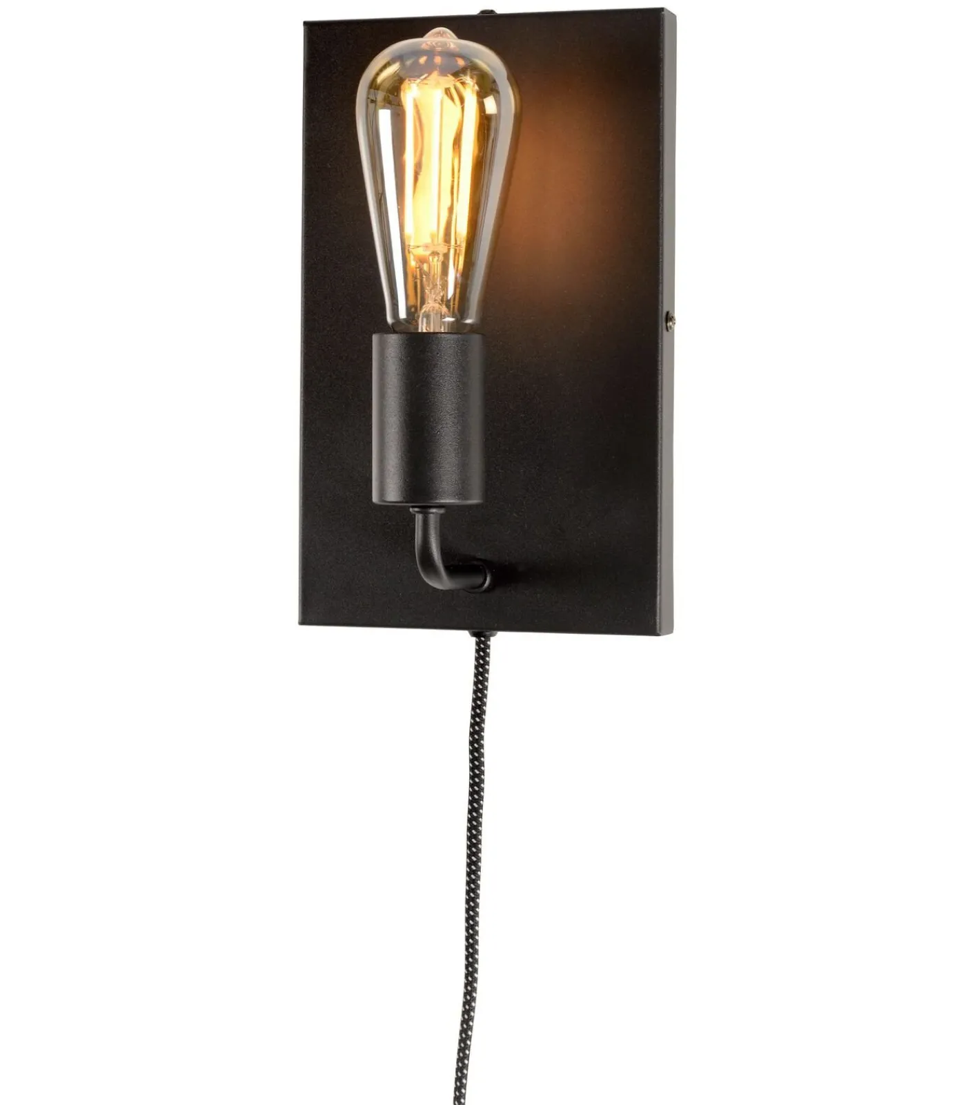 New Wandlamp Madrid - Zwart - 15x10x25cm Muurverlichting