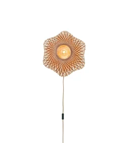 Sale Wandlamp Madura - Naturel - Ø44cm Muurverlichting