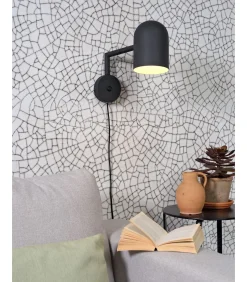 Sale Wandlamp Marseille - Zwart - 29x12x27cm Muurverlichting