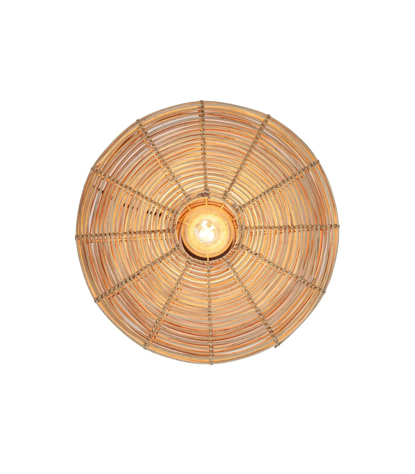 Hot Wandlamp Mataka - Rotan - Ø51cm Muurverlichting