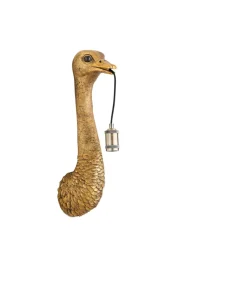 Sale Wandlamp Ostrich - Antiek Brons - 18x15.5x57.5cm Muurverlichting