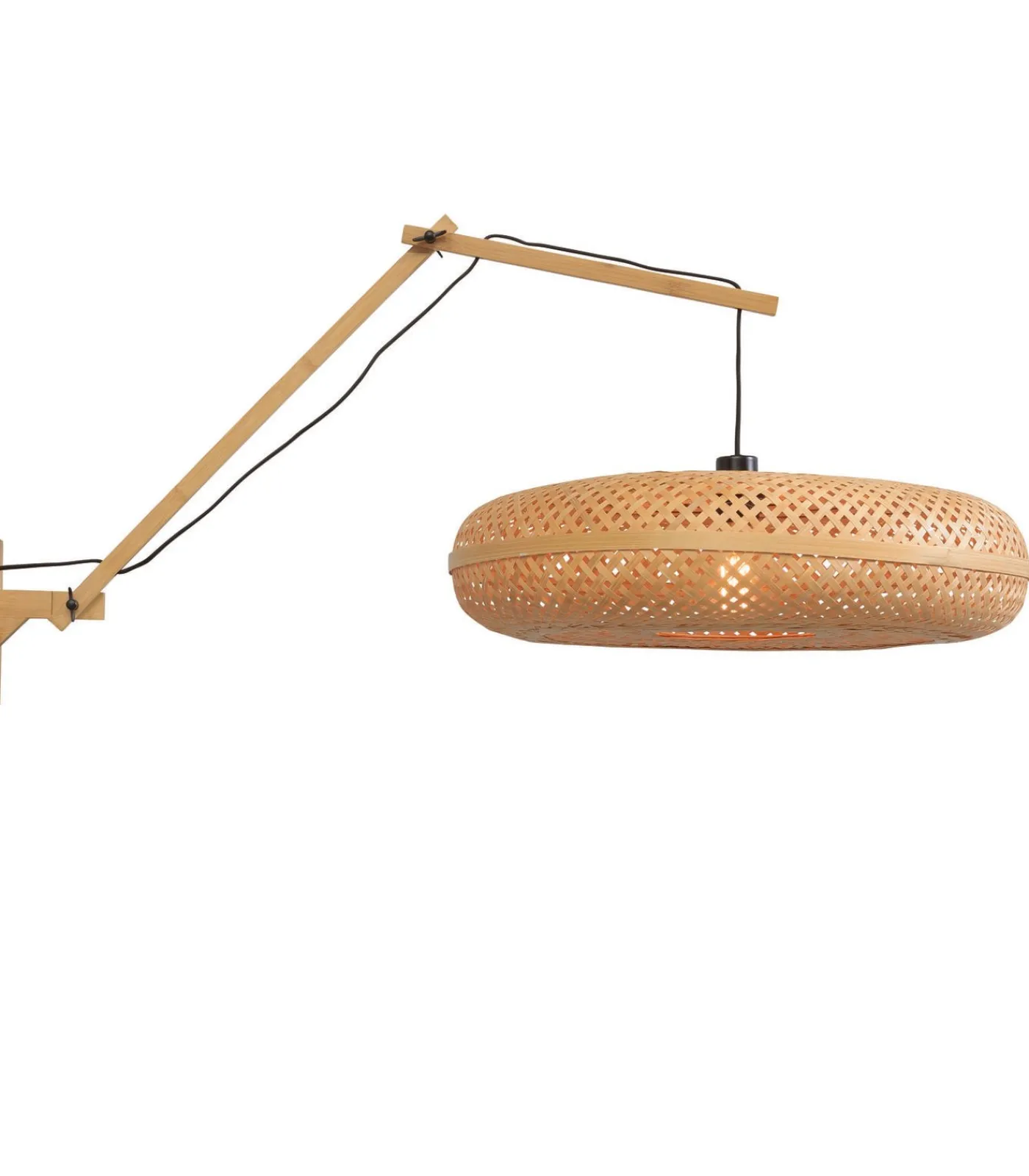 Discount Wandlamp Palawan - Bamboe - 105x60x55cm Muurverlichting