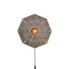 New Wandlamp Panama - Donker grijs - 45x7x45cm Muurverlichting