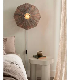 New Wandlamp Panama - Donker grijs - 45x7x45cm Muurverlichting