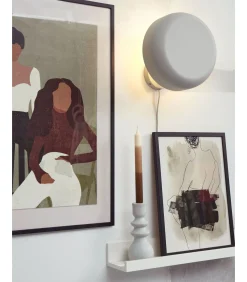 Wandlamp Porto - Grijs - Ø25cm Muurverlichting