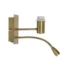 Outlet Wandlamp Regina - Brons - 20x11x35cm Muurverlichting