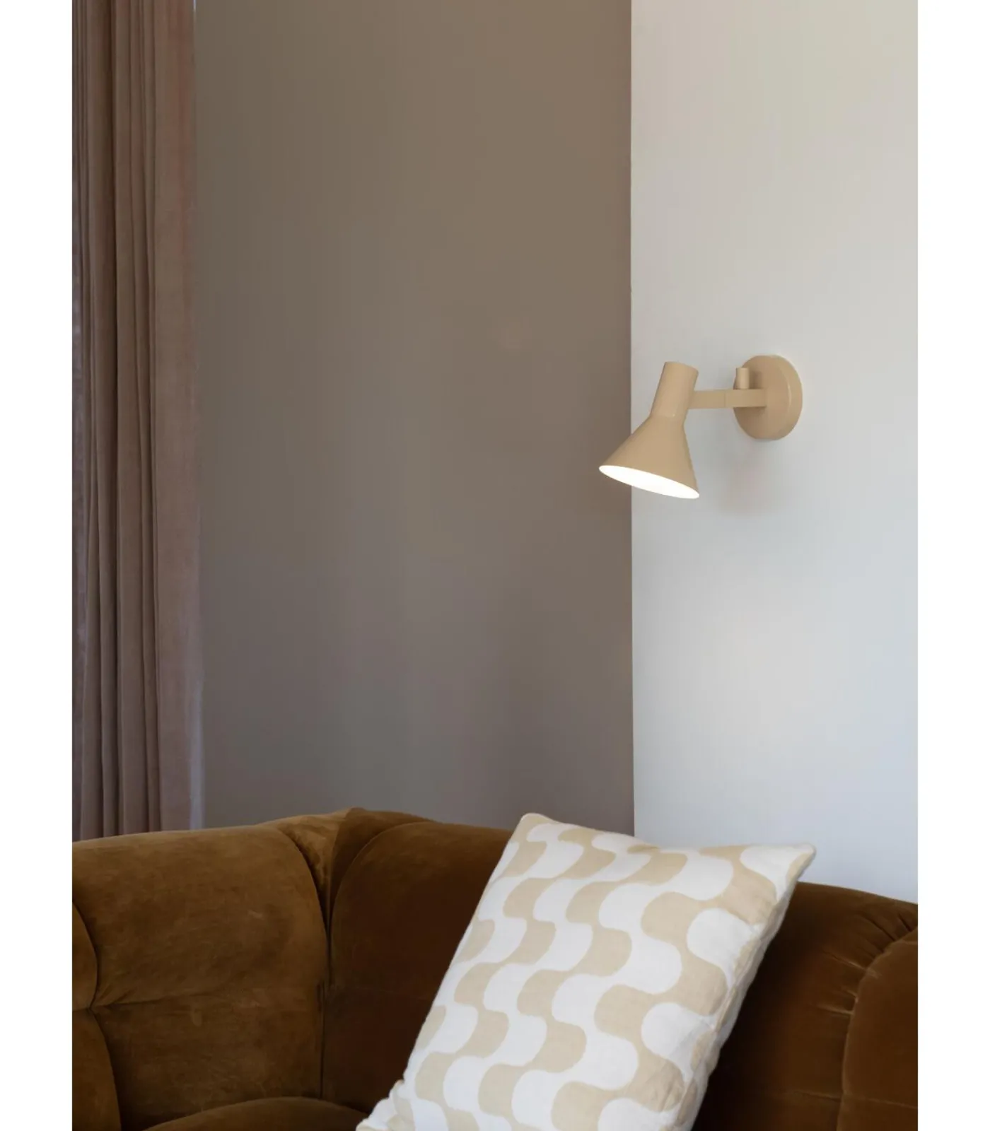 Discount Wandlamp Stavanger - Beige - 31x15x20cm Muurverlichting