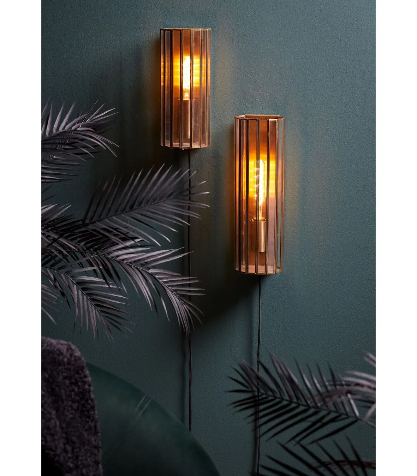 Hot Wandlamp Strøby - Antiek Brons - Ø13cm Muurverlichting