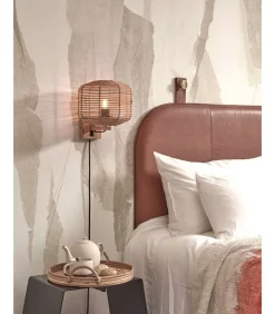 Clearance Wandlamp Tanami - Rotan - Ø25cm Muurverlichting