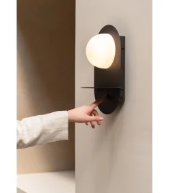 New Wandlamp Tokyo - Zwart - 14x20x34cm Muurverlichting