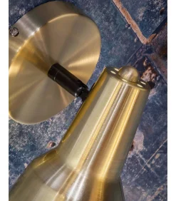 Discount Wandlamp Valencia - Goud - 13x22x20cm Muurverlichting