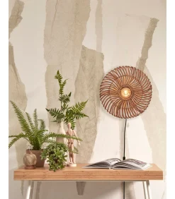 Discount Wandlamp Zanzibar - Rotan - Ø40cm Muurverlichting
