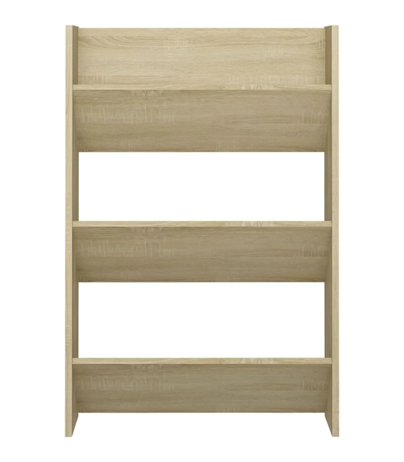 Wandschoenenkast 60x18x90 cm spaanplaat sonoma eikenkleurig Organiseren