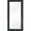 Clearance Wandspiegel Barok 100 x 50 cm zwart Spiegels
