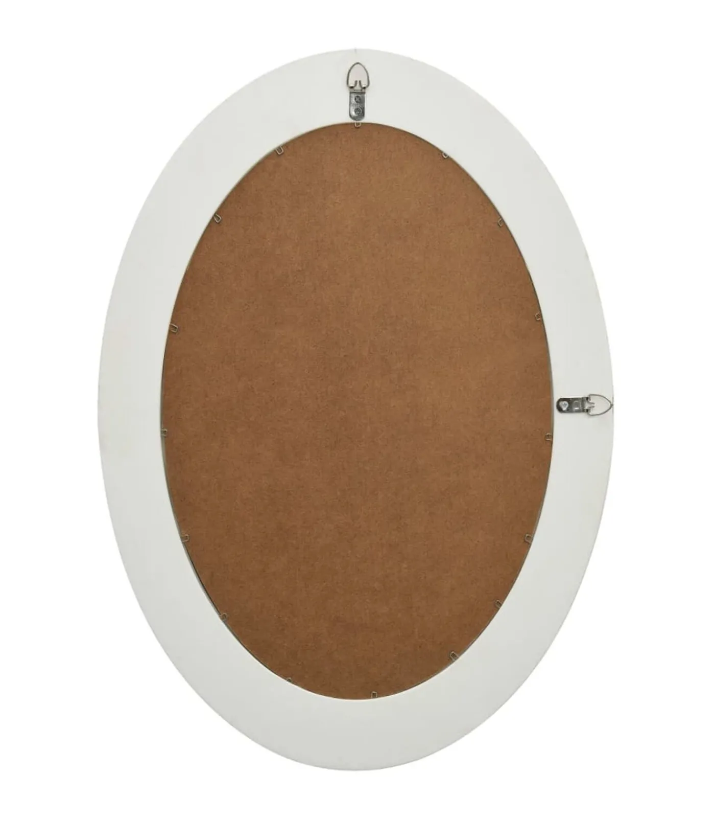 Outlet Wandspiegel barok stijl 50x70 cm wit Spiegels