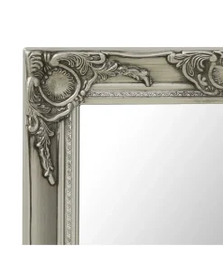 Sale Wandspiegel barok stijl 60x40 cm zilverkleurig Spiegels