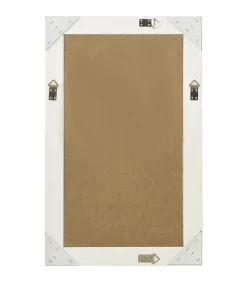 Sale Wandspiegel barok stijl 50x80 cm wit Spiegels