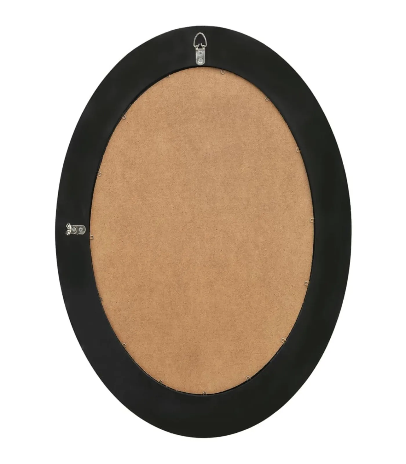 Outlet Wandspiegel barok stijl 50x70 cm zwart Spiegels