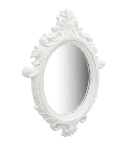 Sale Wandspiegel kasteel stijl 56x76 cm wit Spiegels