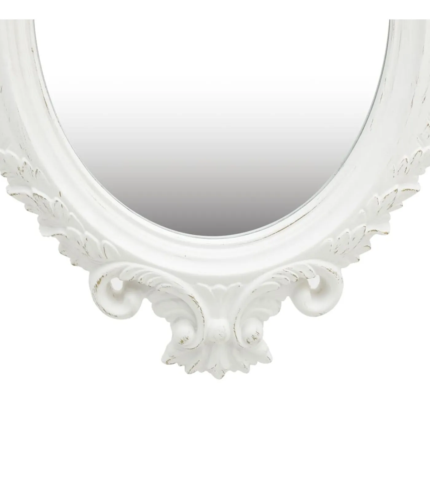 Sale Wandspiegel kasteel stijl 56x76 cm wit Spiegels