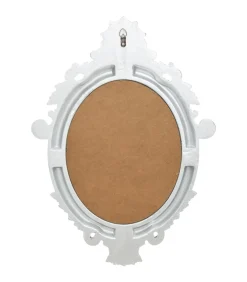 New Wandspiegel kasteel stijl 56x76 cm zilverkleurig Spiegels