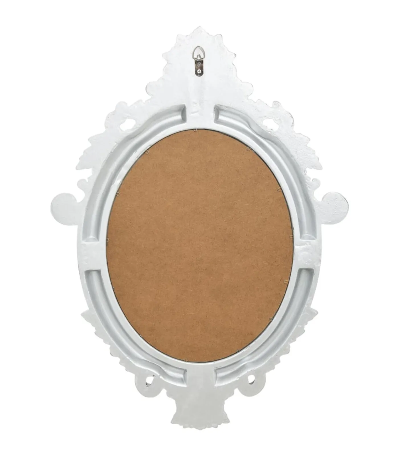 New Wandspiegel kasteel stijl 56x76 cm zilverkleurig Spiegels