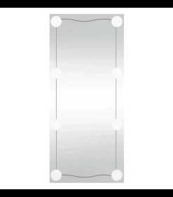 Hot Wandspiegel met LED's rechthoekig 40x80 cm glas Spiegels