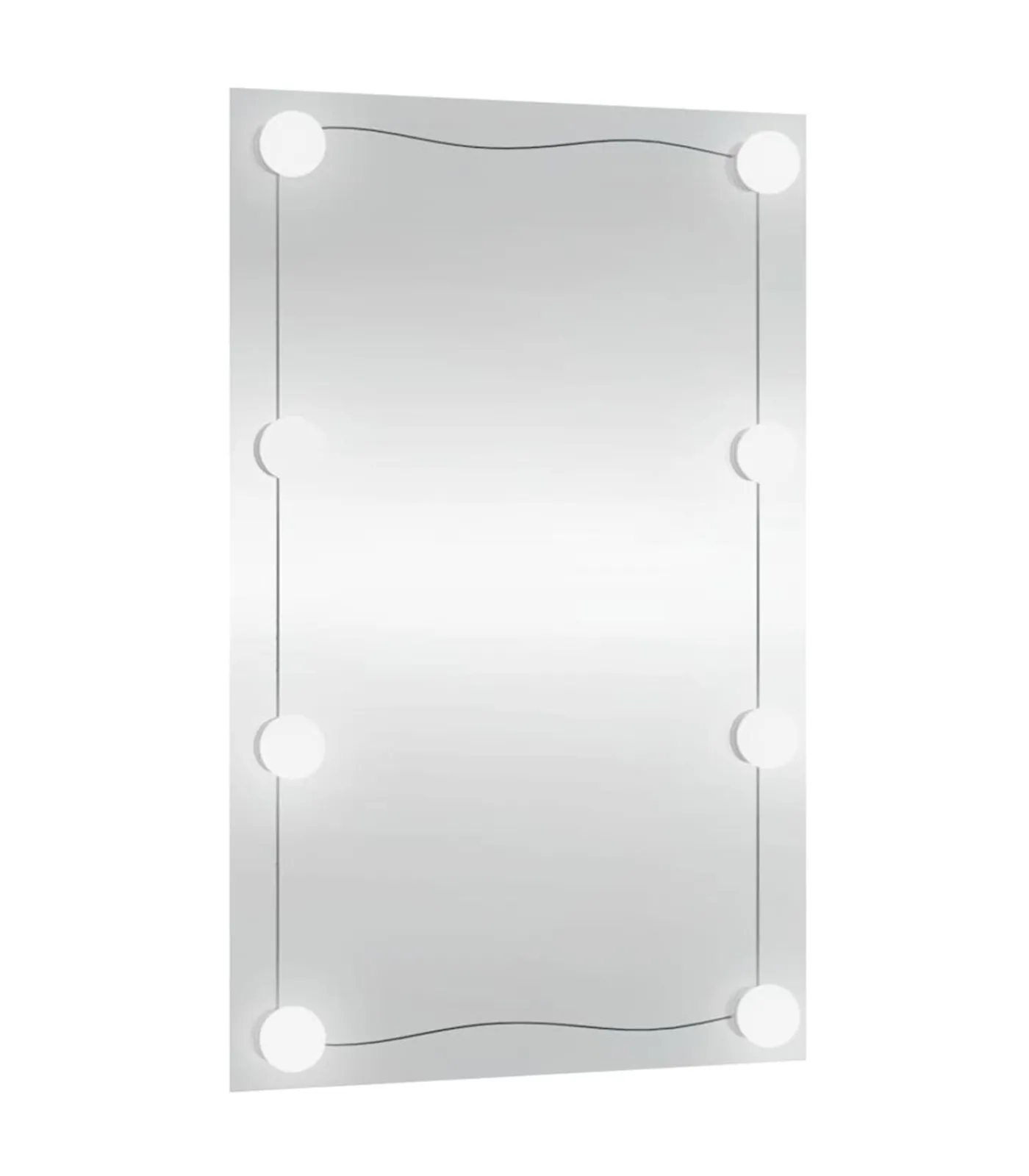 Discount Wandspiegel met LED's rechthoekig 40x60 cm glas Spiegels