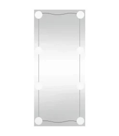 Discount Wandspiegel met LED's rechthoekig 30x80 cm glas Spiegels