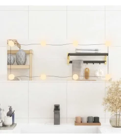 Discount Wandspiegel met LED's rechthoekig 30x80 cm glas Spiegels