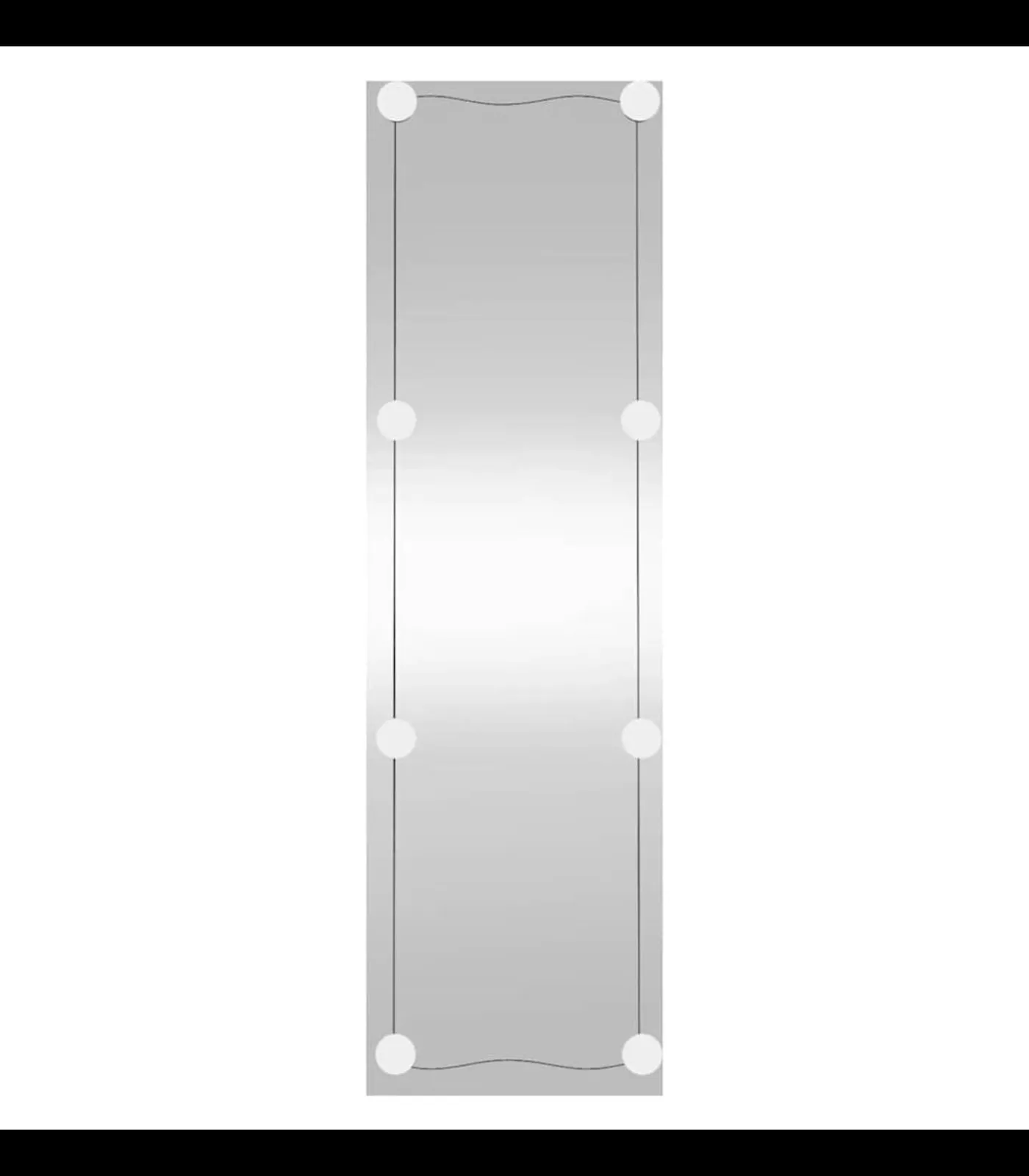 Discount Wandspiegel met LED's rechthoekig 30x100 cm glas Spiegels