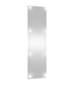 Discount Wandspiegel met LED's rechthoekig 30x100 cm glas Spiegels