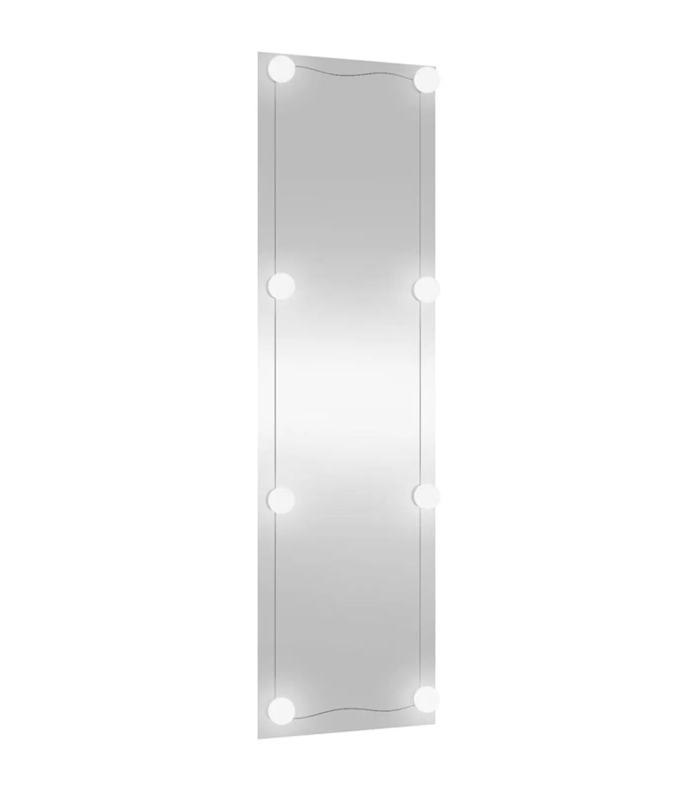 Discount Wandspiegel met LED's rechthoekig 30x100 cm glas Spiegels