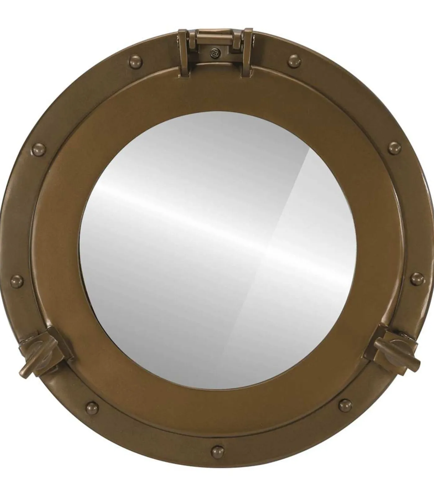 Hot Wandspiegel patrijspoort Ø38 cmaluminium en glas Spiegels