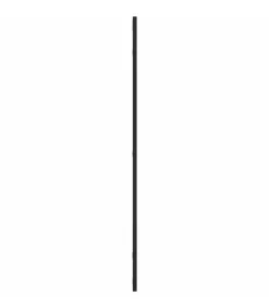 Outlet Wandspiegel rechthoekig 50x100 cm ijzer zwart Spiegels