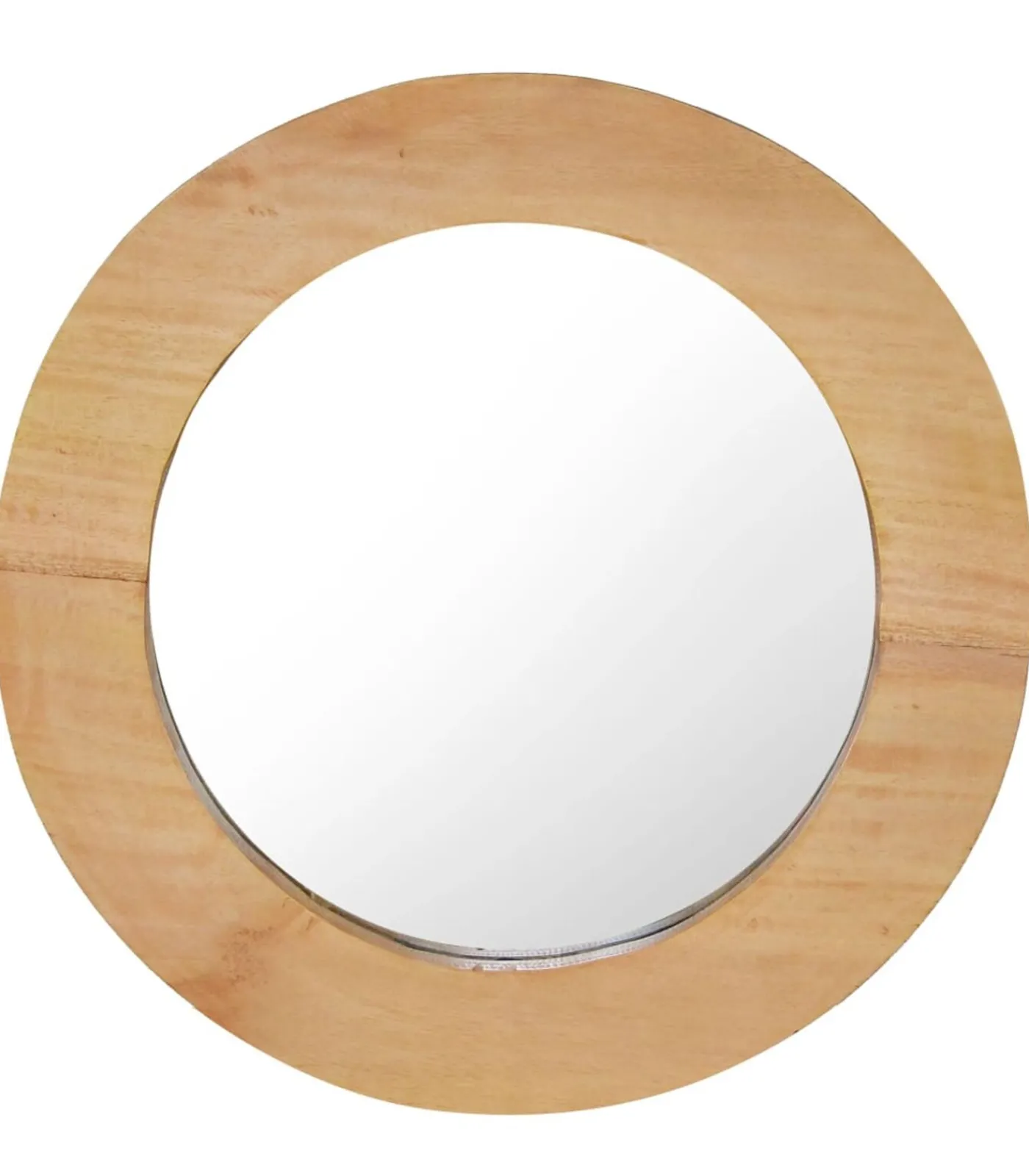 Sale Wandspiegel rond 40 cm teakhout Spiegels