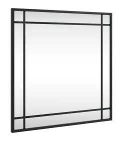 Best Wandspiegel vierkant 50x50 cm ijzer zwart Spiegels