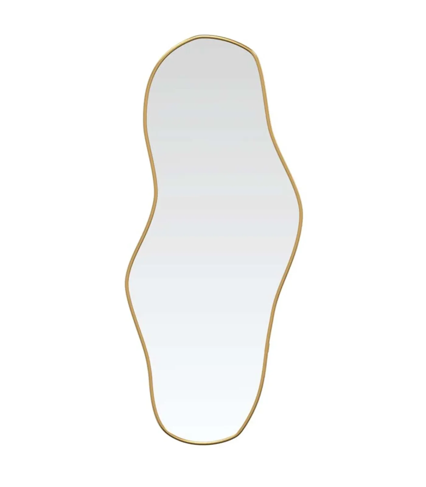 New Wandspiegel 90x40 cm goudkleurig Spiegels