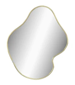 Discount Wandspiegel 60x50 cm goudkleurig Spiegels