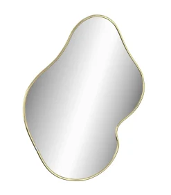 Discount Wandspiegel 60x50 cm goudkleurig Spiegels