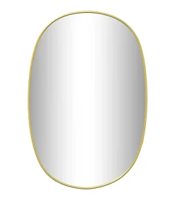 Sale Wandspiegel 60x40 cm goudkleurig Spiegels