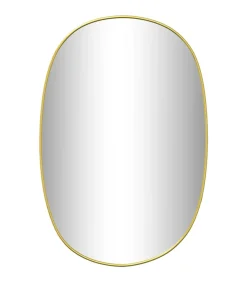 Sale Wandspiegel 60x40 cm goudkleurig Spiegels