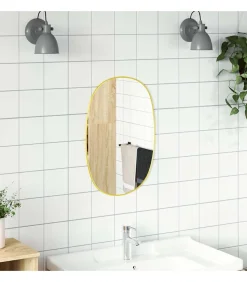 Sale Wandspiegel 60x40 cm goudkleurig Spiegels