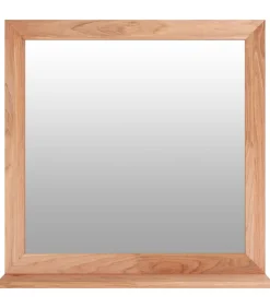 Sale Wandspiegel 55x55 cm massief walnotenhout Spiegels