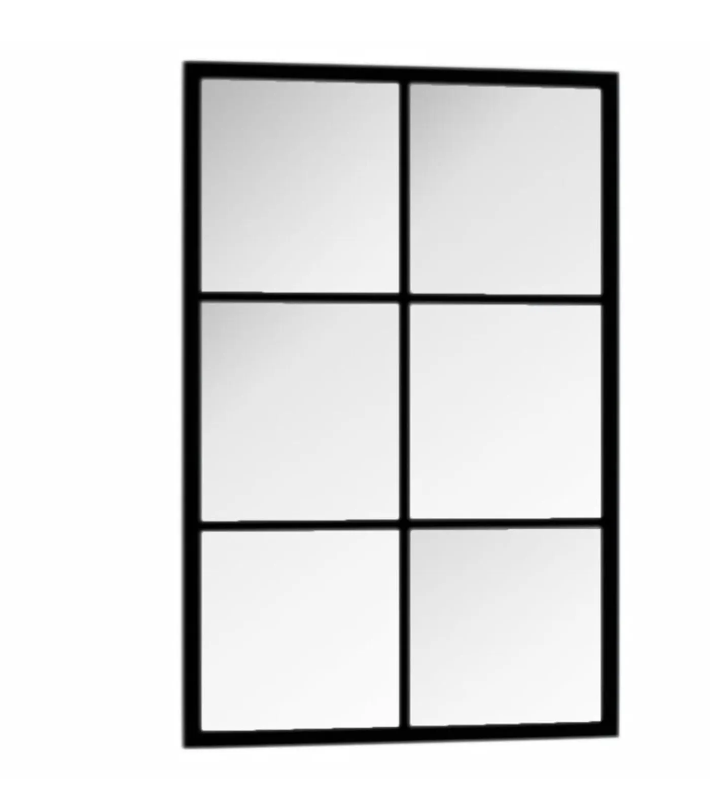 New Wandspiegel 60x40 cm metaal zwart Spiegels